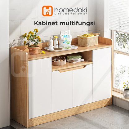 Pekanbaru Homedoki Lemari Dapur Minimalis / Kabinet Dapur / Rak Serbaguna / Lemari Piring / Lemari Multifungsi