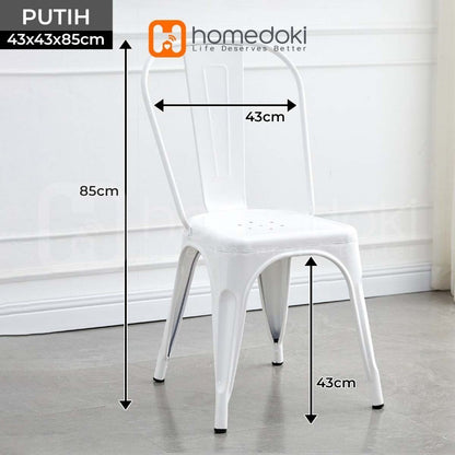 Pekanbaru Homedoki Kursi Besi Cafe/Kursi Besi Bar/Kursi Cafe/Kursi Cafe Industrial/Kursi Besi