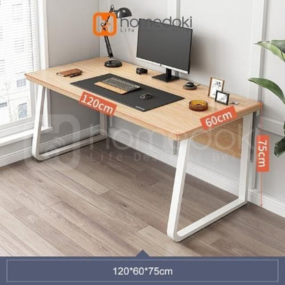 Pekanbaru Homedoki Meja Kerja/ Meja Kantor/ Meja Belajar/ Office Table/ Meja Kayu Minimalis