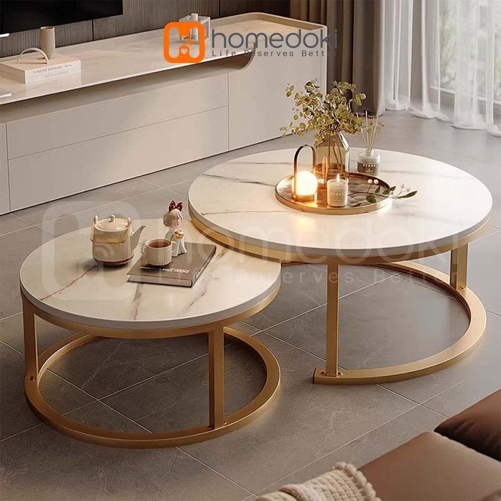 Pekanbaru Homedoki Meja Tamu Minimalis / Meja Kopi / Coffee Table / Meja Kayu / Meja Makan