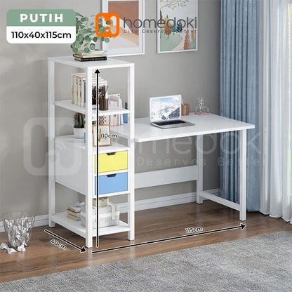 Pekanbaru Homedoki Meja Belajar Minimalis/Meja Komputer Minimalis/Meja Gaming Minimalis/Meja Belajar Anak/Meja Belajar Aesthetic