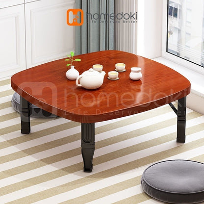 Pekanbaru Homedoki Meja Lesehan Lipat/Meja Lesehan/Meja Lipat/Meja Lesehan Aesthetic/Meja Makan Lipat/Meja Makan