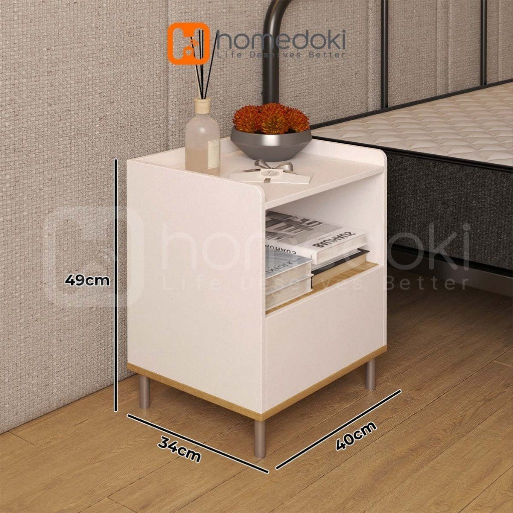 Pekanbaru Homedoki Meja Nakas/Meja Nakas Kecil/Meja Sudut/Nakas Minimalis/Meja Samping Tempat Tidur