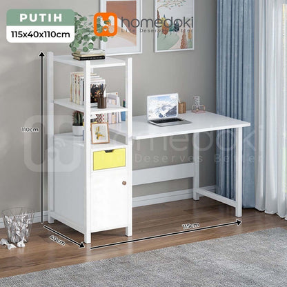 Pekanbaru Homedoki Meja Komputer Minimalis/Meja Belajar/Meja Kerja/ Meja Gaming/Meja Kantor