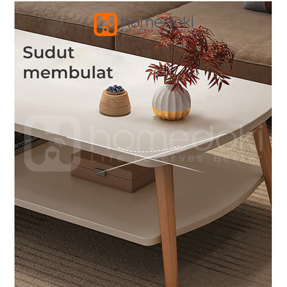 Pekanbaru Homedoki Meja Tamu / Coffee Table / Meja Kopi / Meja Coffee Minimalis / Meja Tamu Minimalis Modern / Meja Minimalis