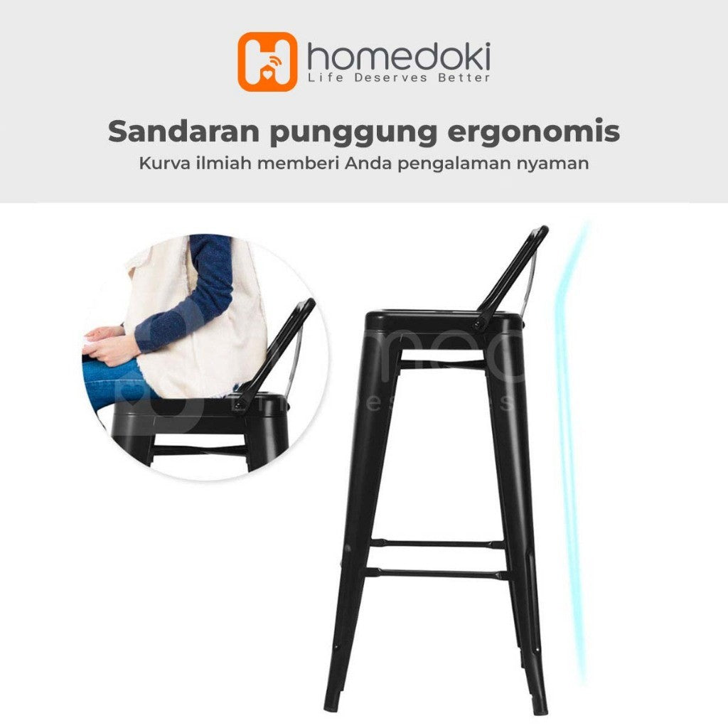 Pekanbaru Homedoki Kursi Besi Cafe/Kursi Besi Bar/Kursi Cafe/Kursi Cafe Industrial/Kursi Besi