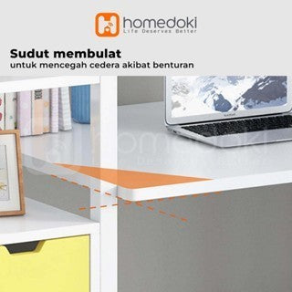 Pekanbaru Homedoki Meja Komputer Minimalis/Meja Belajar/Meja Kerja/ Meja Gaming/Meja Kantor