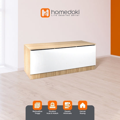 Pekanbaru Homedoki Lemari Kabinet / Lemari Kayu / Lemari Kecil / Lemari Multifungsi