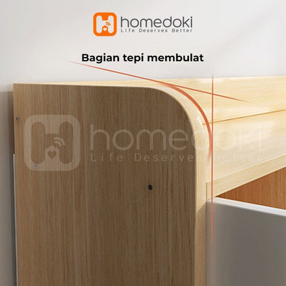 Pekanbaru Homedoki Lemari Dapur Minimalis / Kabinet Dapur / Rak Serbaguna / Lemari Piring / Lemari Multifungsi