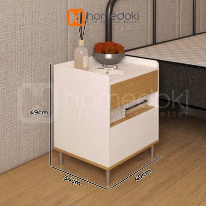 Pekanbaru Homedoki Meja Nakas/Meja Nakas Kecil/Meja Sudut/Nakas Minimalis/Meja Samping Tempat Tidur