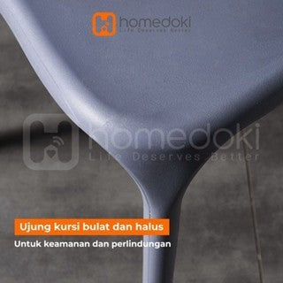 Pekanbaru Homedoki Kursi Makan / Kursi Plastik / Kursi Cafe / Kursi Tamu / Bangku Makan / Kursi Santai Kursi
