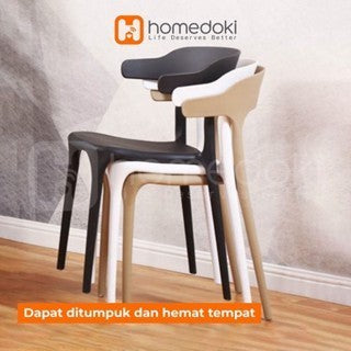 Pekanbaru Homedoki Kursi Makan / Kursi Plastik / Kursi Cafe / Kursi Tamu / Bangku Makan / Kursi Santai Kursi