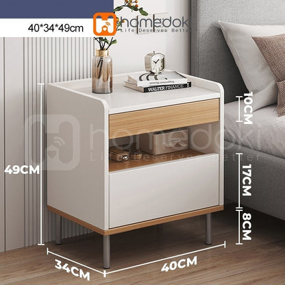 Pekanbaru Homedoki Meja Nakas/Meja Nakas Kecil/Meja Sudut/Nakas Minimalis/Meja Samping Tempat Tidur