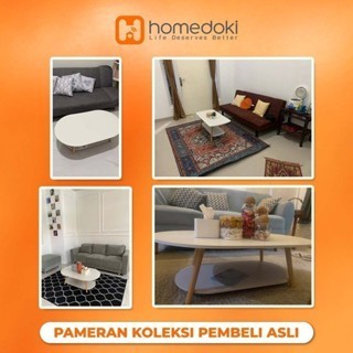 Pekanbaru Homedoki Meja Tamu / Coffee Table / Meja Kopi / Meja Coffee Minimalis / Meja Tamu Minimalis Modern / Meja Minimalis