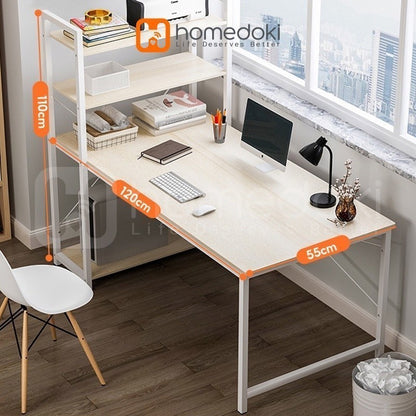 Pekanbaru Homedoki Meja Belajar Minimalis/Meja Komputer Minimalis/Meja Gaming Minimalis/Meja Belajar Anak/Meja Belajar Aesthetic