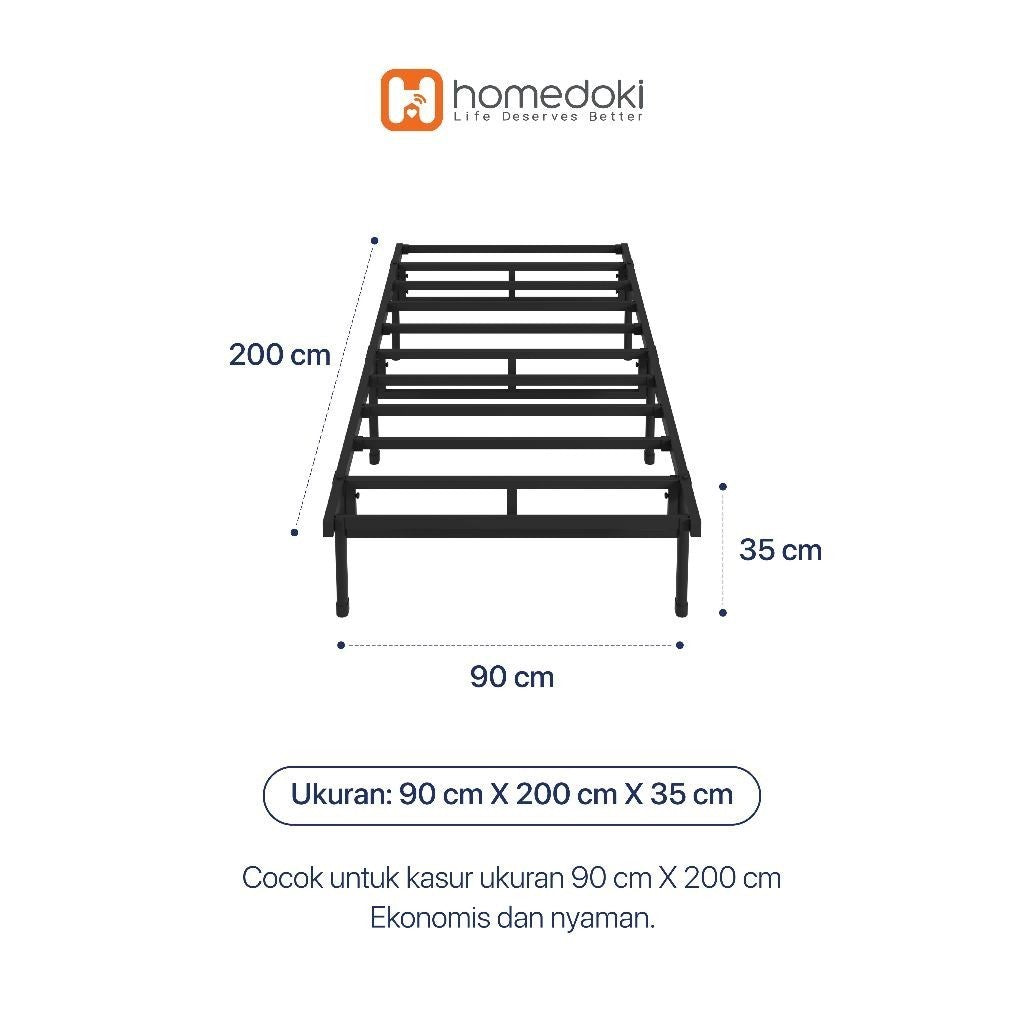 Pekanbaru Homedoki Basiclitebed  Series/ Tatakan Divan Tempat Tidur / Yelena Ranjang Tidur / Dipan Tempat Tidur