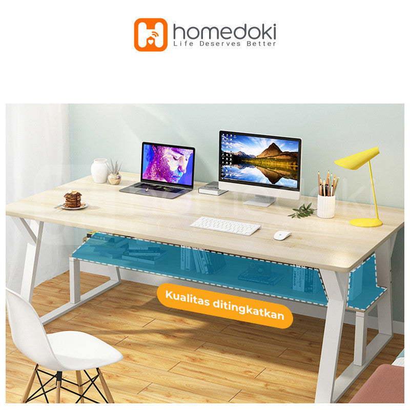 Pekanbaru Homedoki Meja Belajar / Meja Komputer / Meja Kerja / Meja Belajar Minimalis Kayu / Meja Kerja Murah / Meja Belajar Anak