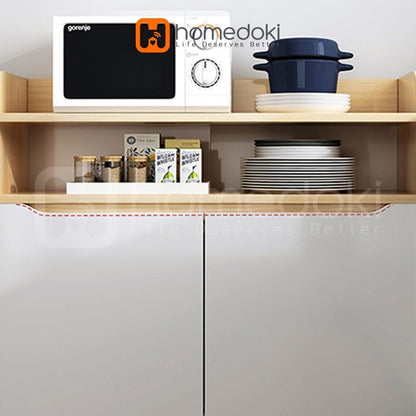 Pekanbaru Homedoki Lemari Dapur Minimalis / Kabinet Dapur / Rak Serbaguna / Lemari Piring / Lemari Multifungsi