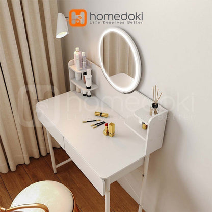 Pekanbaru Homedoki Meja Rias/Meja Rias Aesthetic/Meja Rias Minimalis/Meja Rias Led/Meja Rias Lampu/Meja Rias Sliding/Meja Make Up