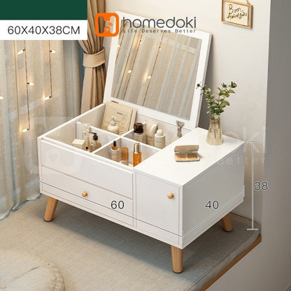 Pekanbaru Homedoki Meja Rias/Meja Rias Minimalis/Meja Rias Led/Meja Rias Lampu/Meja Rias Aesthetic/Meja Rias Sliding