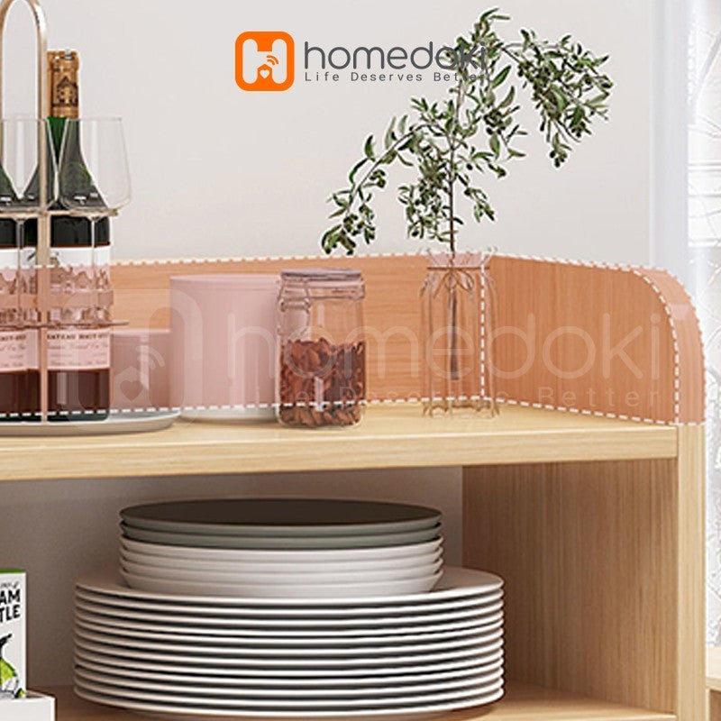 Pekanbaru Homedoki Lemari Dapur Minimalis / Kabinet Dapur / Rak Serbaguna / Lemari Piring / Lemari Multifungsi