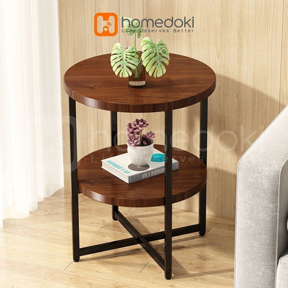 Pekanbaru Homedoki Meja Tamu/Meja Kopi/Meja Sudut/Meja Cafe/Coffe Table/Meja Minimalis/Meja Teras