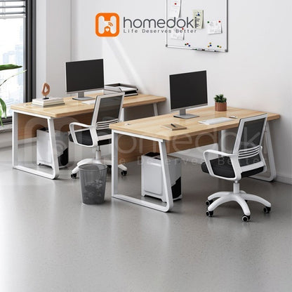 Pekanbaru Homedoki Meja Kerja/ Meja Kantor/ Meja Belajar/ Office Table/ Meja Kayu Minimalis