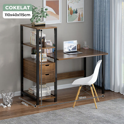 Pekanbaru Homedoki Meja Belajar Minimalis/  Meja Gaming / Meja Komputer / Meja Kantor / Meja Rias Panjang / Meja Kamar Tidur Sederhana