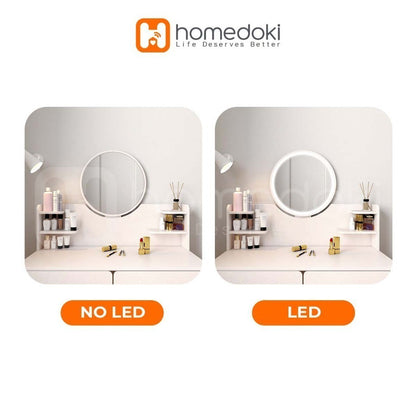 Pekanbaru Homedoki Meja Rias/Meja Rias Aesthetic/Meja Rias Minimalis/Meja Rias Led/Meja Rias Lampu/Meja Rias Sliding/Meja Make Up