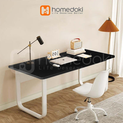 Pekanbaru Homedoki Meja Kerja/ Meja Kantor/ Meja Belajar/ Office Table/ Meja Kayu Minimalis