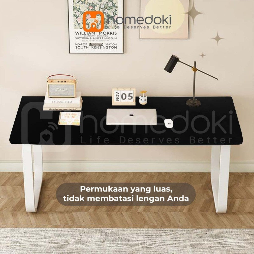Pekanbaru Homedoki Meja Kerja/ Meja Kantor/ Meja Belajar/ Office Table/ Meja Kayu Minimalis