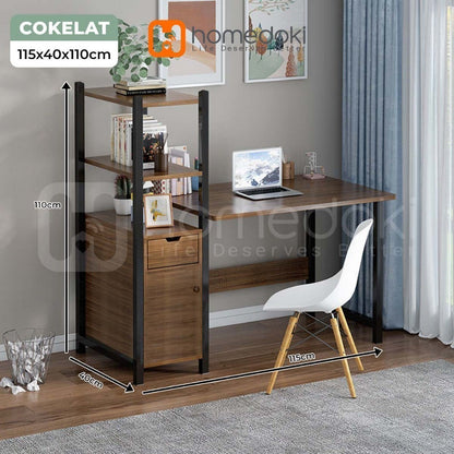 Pekanbaru Homedoki Meja Komputer Minimalis/Meja Belajar/Meja Kerja/ Meja Gaming/Meja Kantor