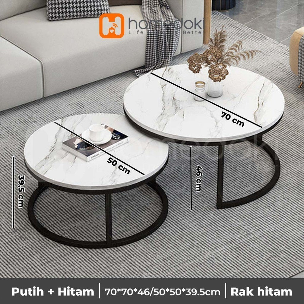 Pekanbaru Homedoki Meja Tamu Minimalis / Meja Kopi / Coffee Table / Meja Kayu / Meja Makan