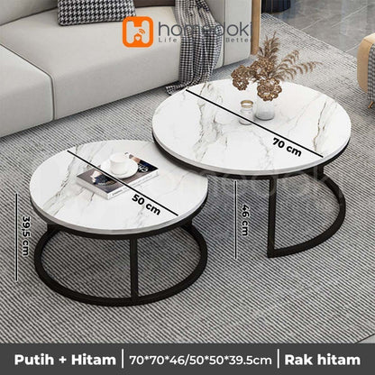 Pekanbaru Homedoki Meja Tamu Minimalis / Meja Kopi / Coffee Table / Meja Kayu / Meja Makan