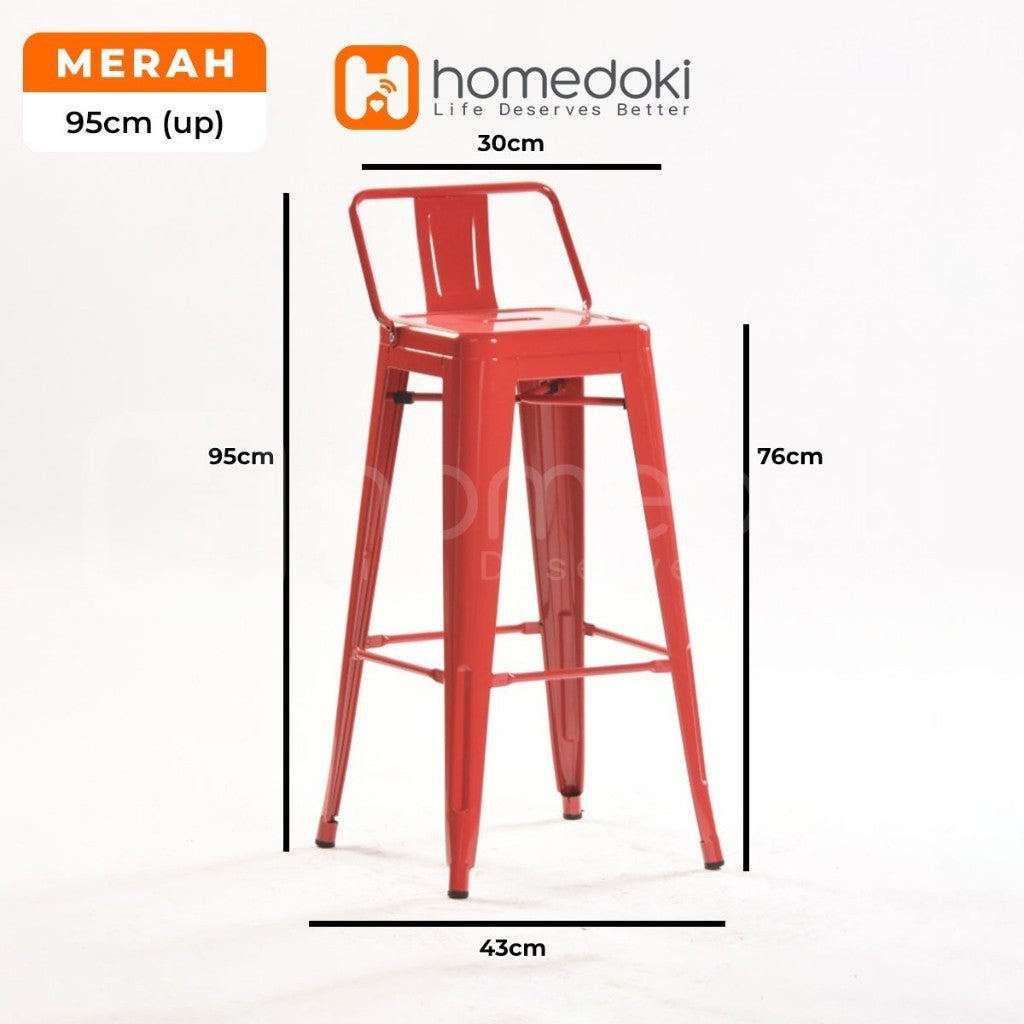 Pekanbaru Homedoki Kursi Besi Cafe/Kursi Besi Bar/Kursi Cafe/Kursi Cafe Industrial/Kursi Besi