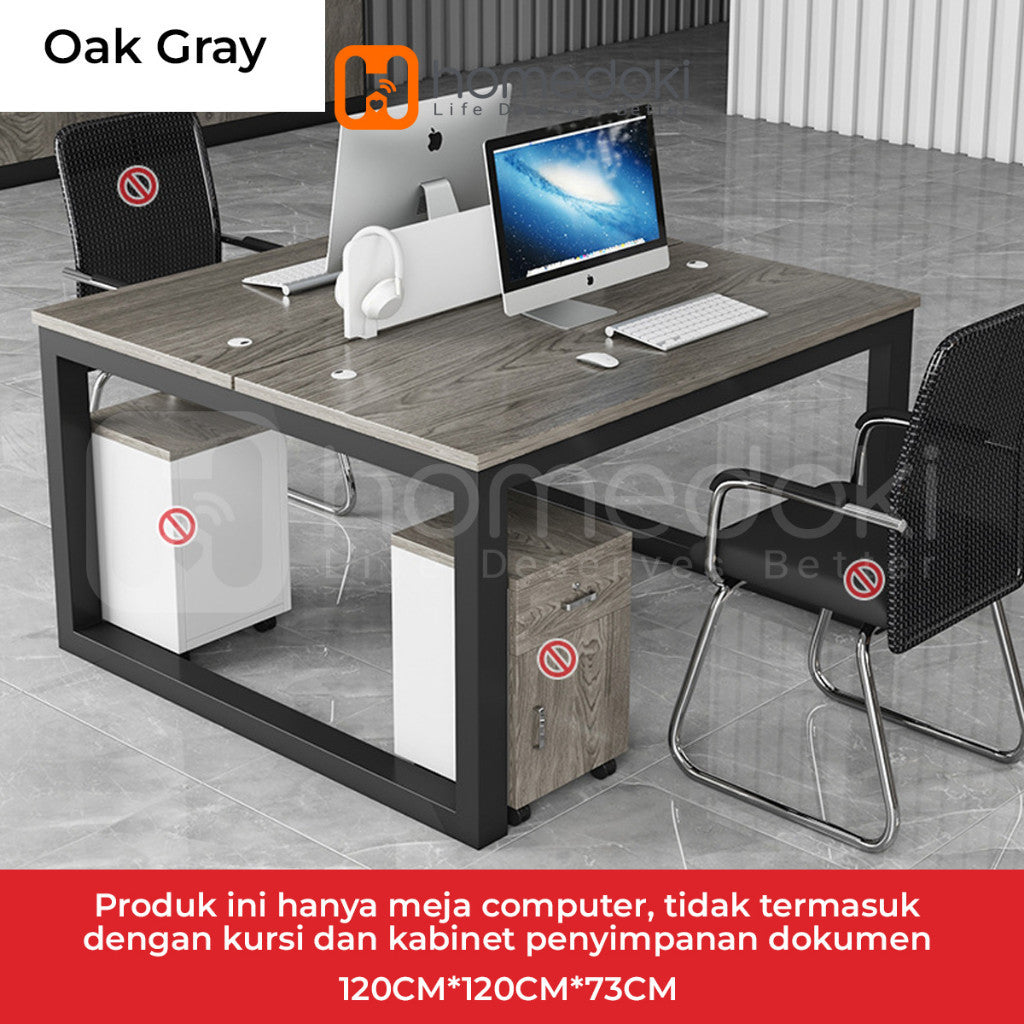 Pekanbaru Homedoki Meja /Meja Kantor / Computer Desk /Meja Kantor / Meja Kayu Minimalis / Meja Kerja