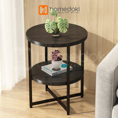 Pekanbaru Homedoki Meja Tamu/Meja Kopi/Meja Sudut/Meja Cafe/Coffe Table/Meja Minimalis/Meja Teras