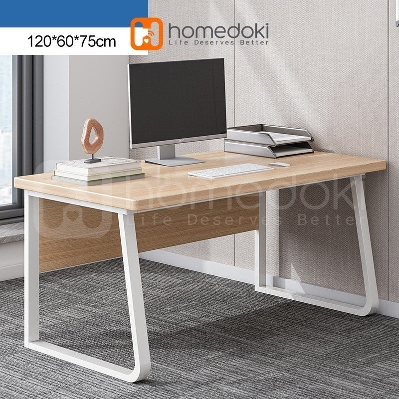 Pekanbaru Homedoki Meja Kerja/ Meja Kantor/ Meja Belajar/ Office Table/ Meja Kayu Minimalis