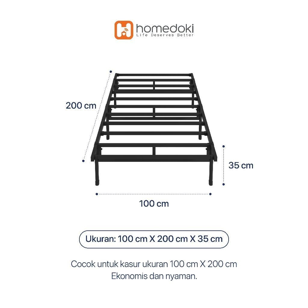 Pekanbaru Homedoki Basiclitebed  Series/ Tatakan Divan Tempat Tidur / Yelena Ranjang Tidur / Dipan Tempat Tidur