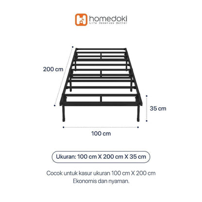 Pekanbaru Homedoki Basiclitebed  Series/ Tatakan Divan Tempat Tidur / Yelena Ranjang Tidur / Dipan Tempat Tidur