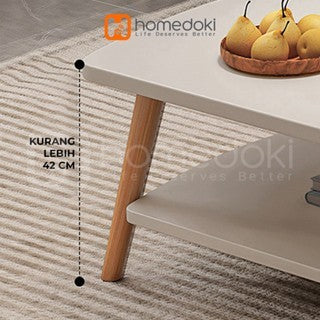 Pekanbaru Homedoki Meja Tamu / Coffee Table / Meja Kopi / Meja Coffee Minimalis / Meja Tamu Minimalis Modern / Meja Minimalis
