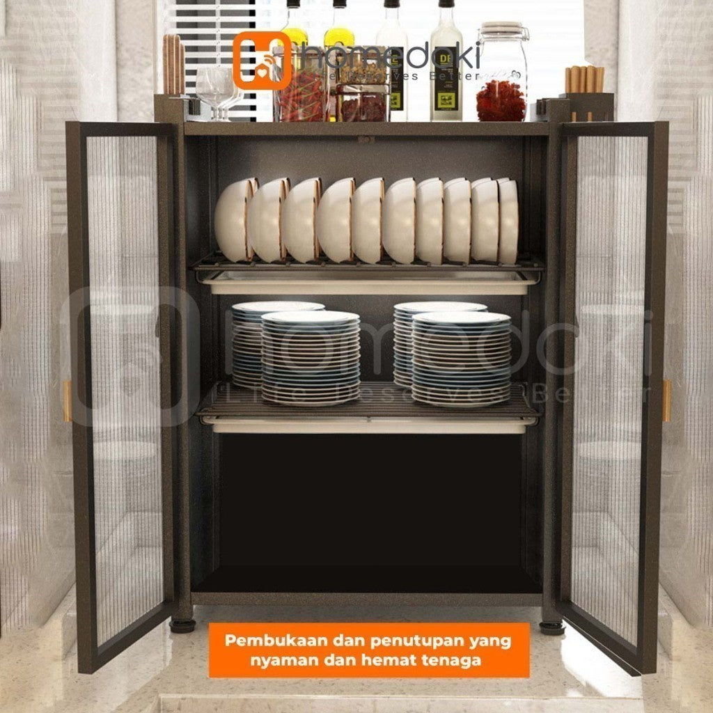 Pekanbaru Homedoki Rak Piring/ Rak Cuci Piring/ Peralatan Dapur/ Rak Pengering/ Rak Dapur