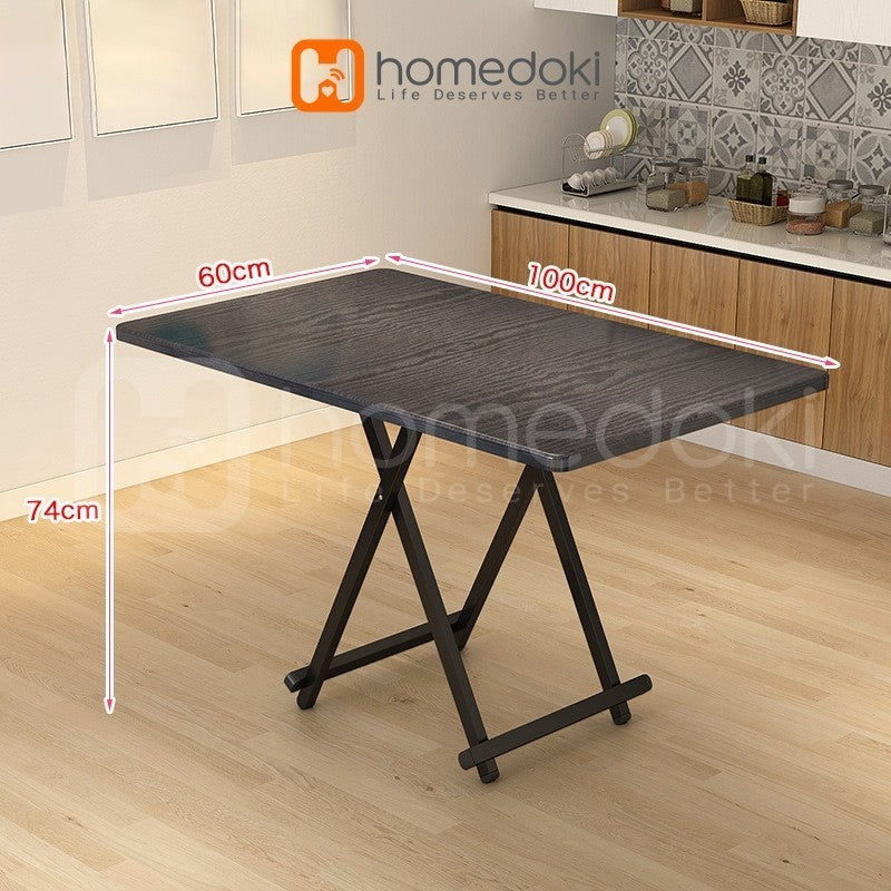 Pekanbaru Homedoki Meja Makan Lipat/Meja Makan/Meja Lipat/Meja Makan Serbaguna/Meja Makan Portable