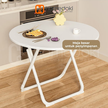 Pekanbaru Homedoki Meja Makan Lipat/Meja Makan/Meja Lipat/Meja Makan Serbaguna/Meja Makan Portable