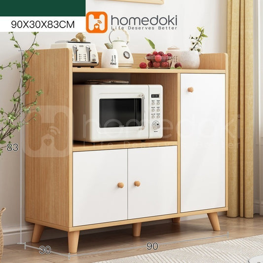 Pekanbaru Homedoki Bufet Rak Dapur Rak Multifungsi / Bufet Minimalis / Lemari Multifungsi/Kitchen Cabinet / Lemari Dapur Serbaguna