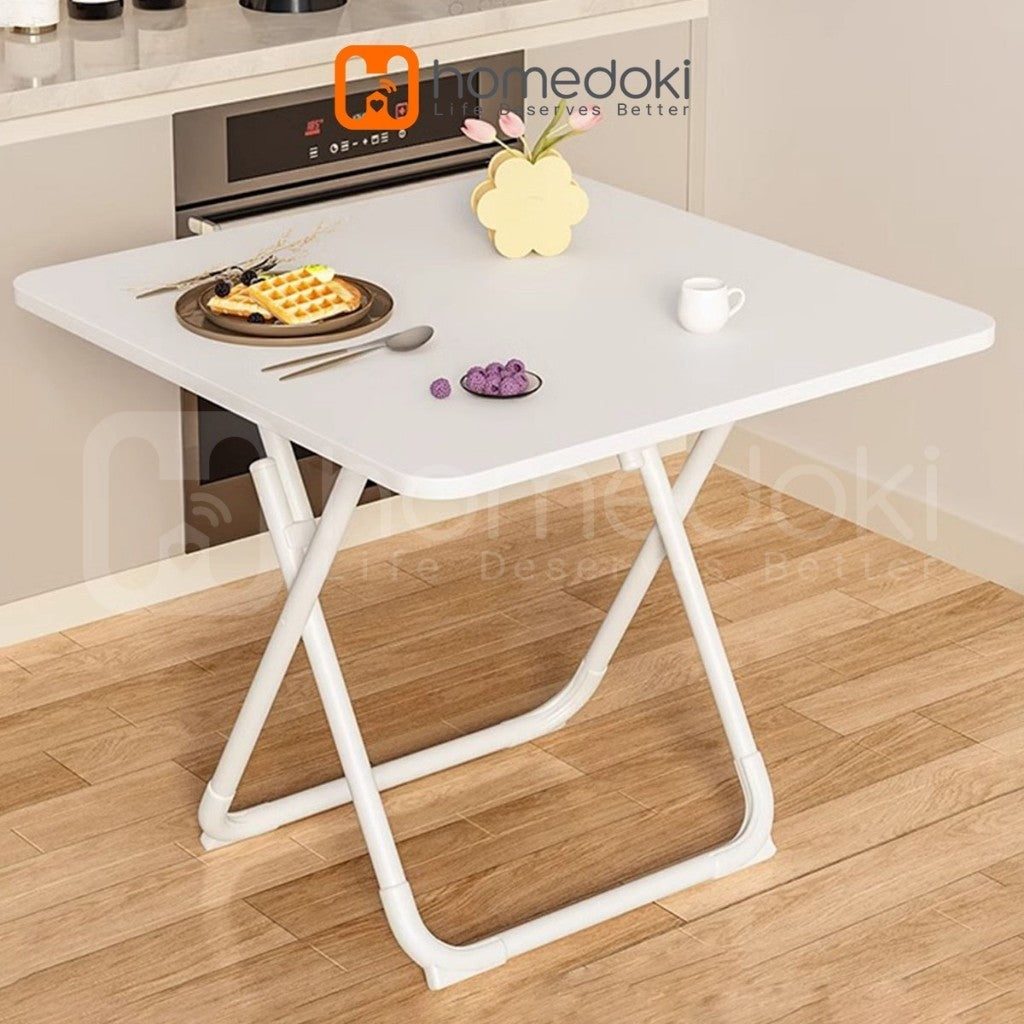 Pekanbaru Homedoki Meja Makan Lipat/Meja Makan/Meja Lipat/Meja Makan Serbaguna/Meja Makan Portable
