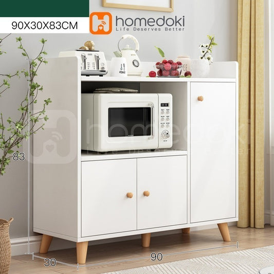 Pekanbaru Homedoki Bufet Rak Dapur Rak Multifungsi / Bufet Minimalis / Lemari Multifungsi/Kitchen Cabinet / Lemari Dapur Serbaguna