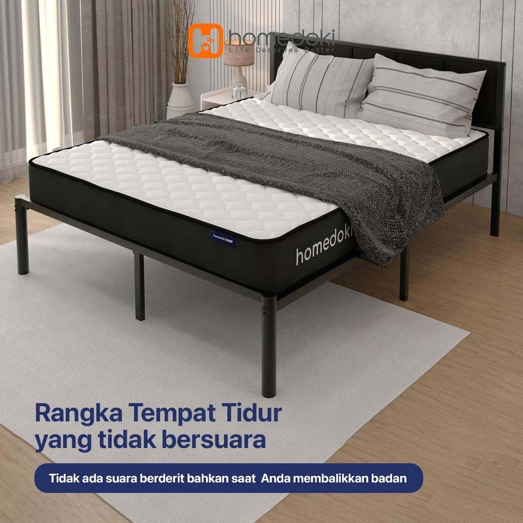 Pekanbaru Homedoki Solace Series / Dipan Tempat Tidur/ Divan Kasur/ Divan Minimalis Dengan Sandaran Kepala