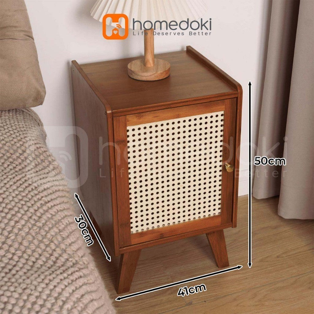 Pekanbaru Homedoki Meja Nakas / Meja Kecil / Nakas Meja Kamar Tidur Minimalis  / Meja Samping Tempat Tidur