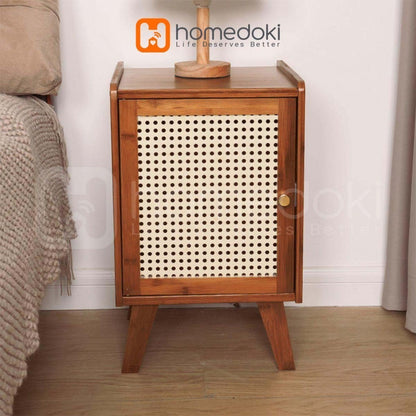 Pekanbaru Homedoki Meja Nakas / Meja Kecil / Nakas Meja Kamar Tidur Minimalis  / Meja Samping Tempat Tidur